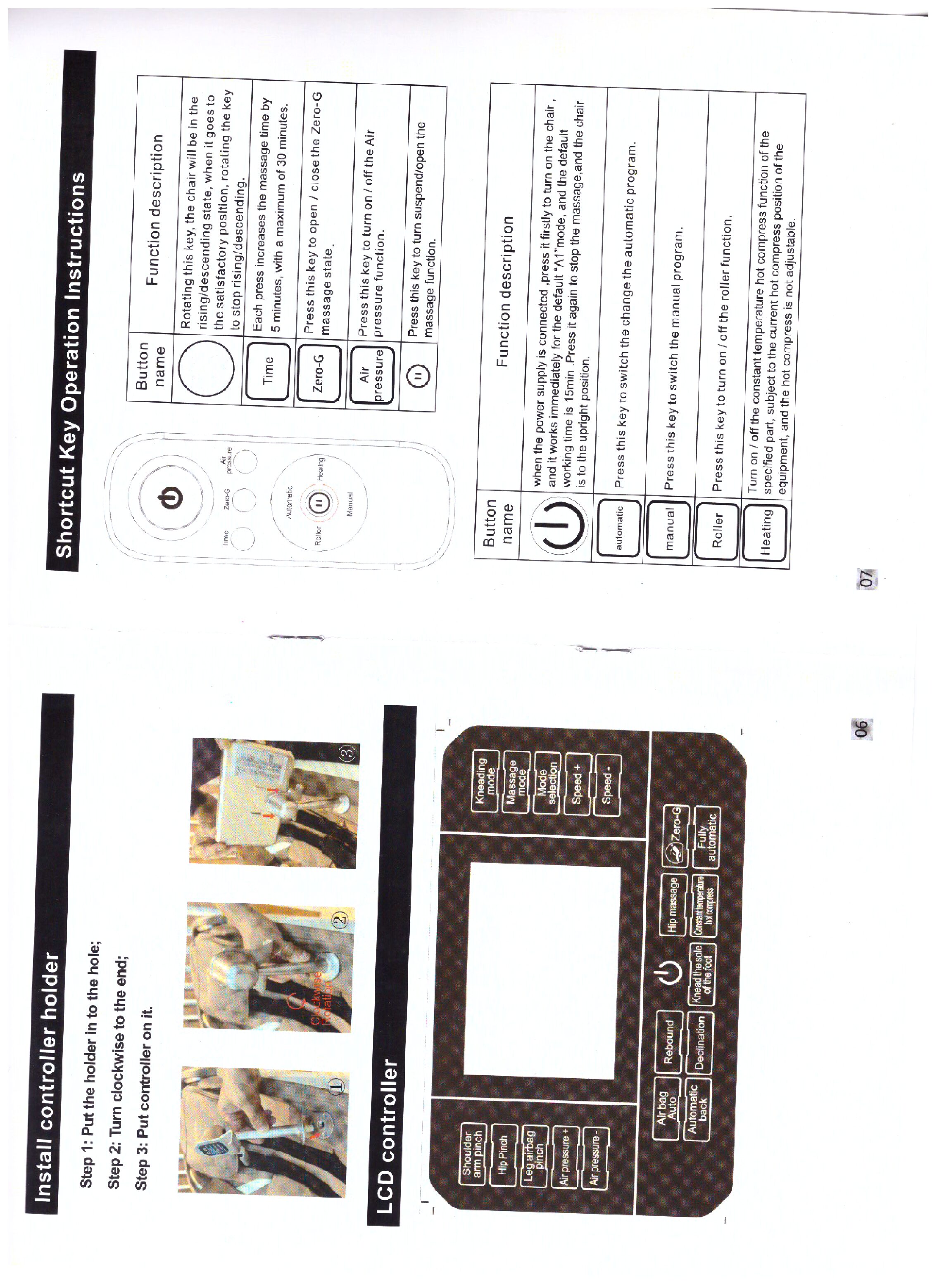 Масажен Стол Ховърдрийм Диамант Кафяво/Бяло - Image 5