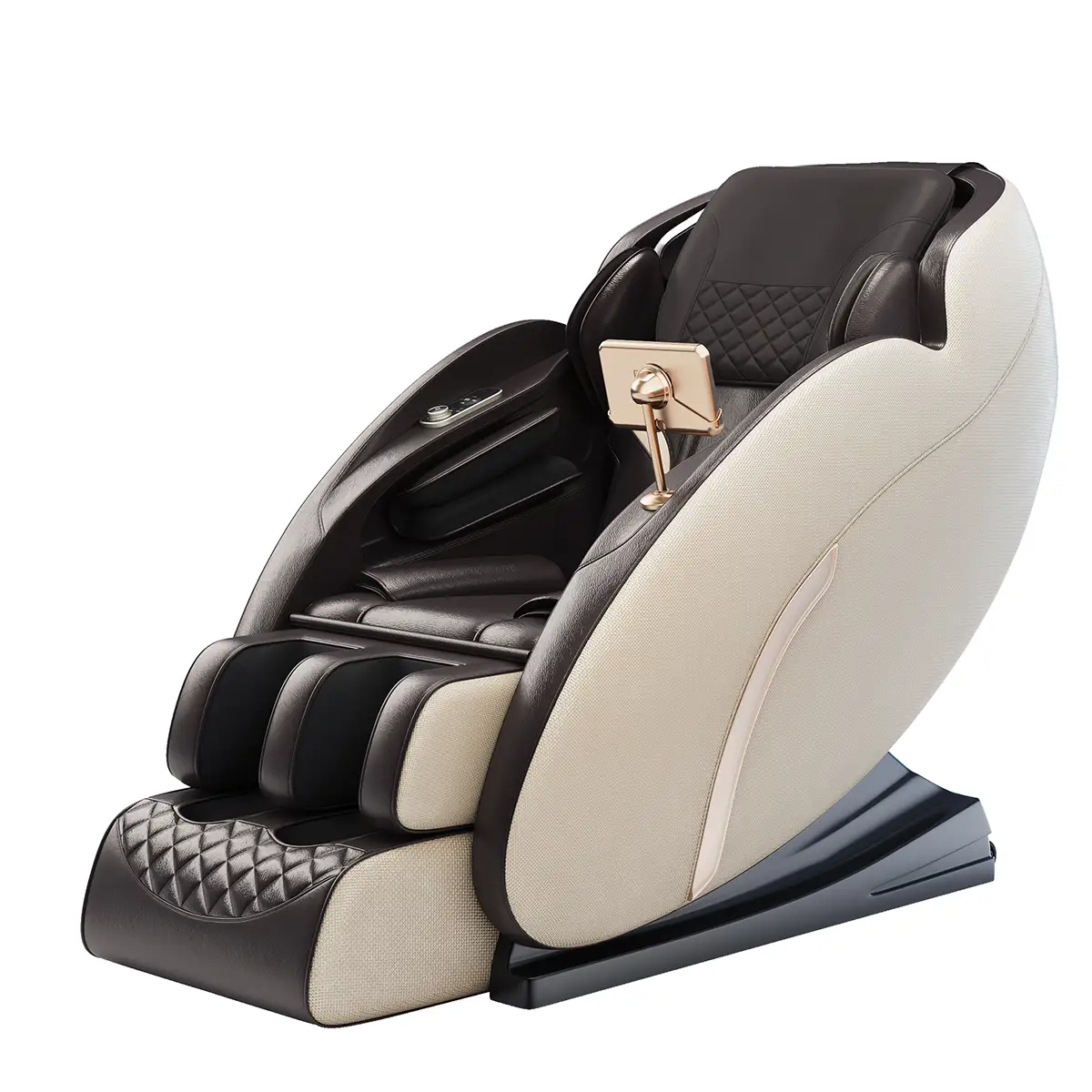 Масажен Стол Ховърдрийм Диамант Кафяво/Бяло